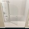 Anzzi Galleon 48 in. x 58 in. Frameless Tub Door with TSUNAMI GUARD in Brushed Nickel SD-AZ054-01BN - alternate 3